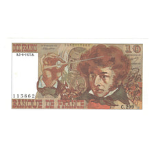 France, 10 Francs, Berlioz, 1977, C.299, SUP, Fayette:63.22, KM:150c