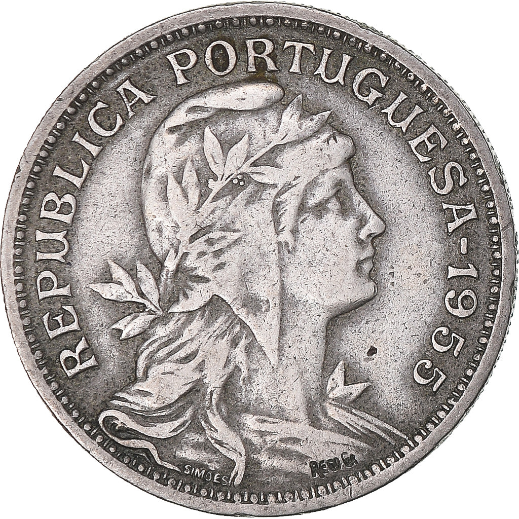 Moneta, Portogallo, 50 Centavos, 1955