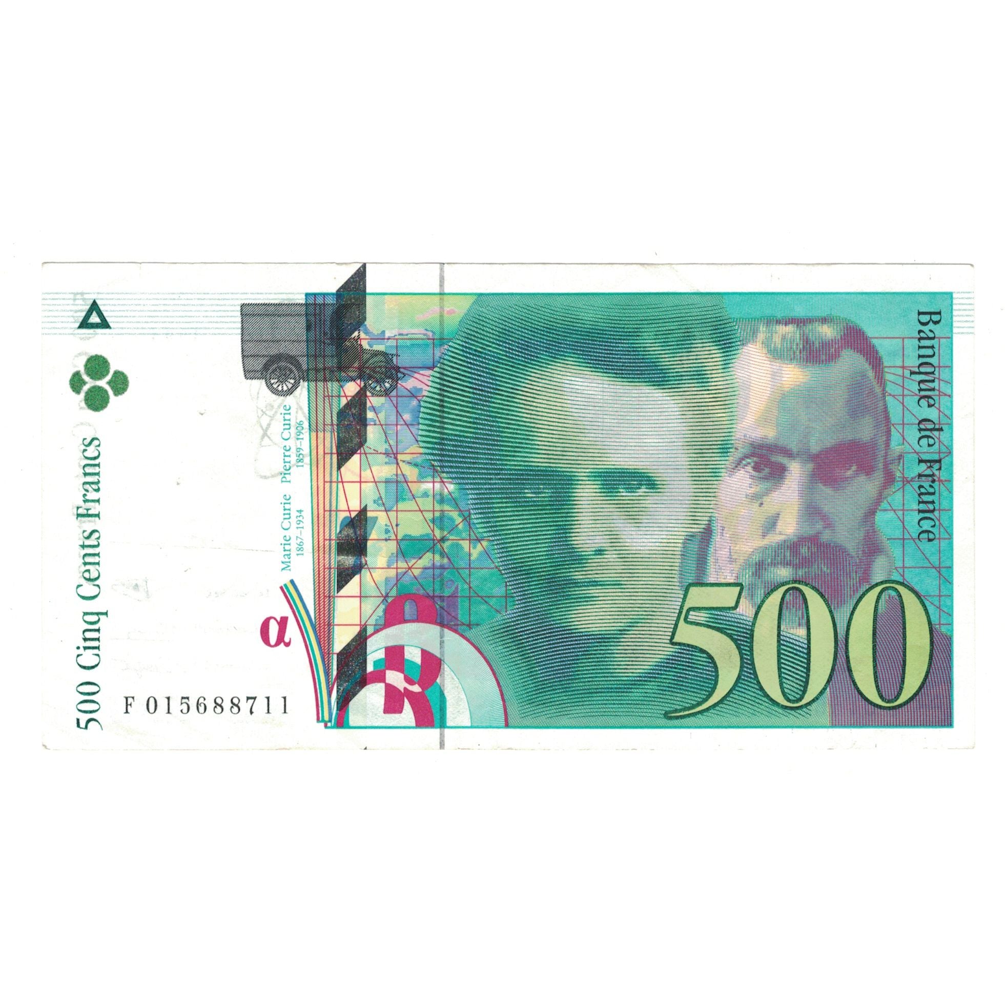 Francia, 500 Francs, Pierre et Marie Curie, 1994, F015688711, MBC