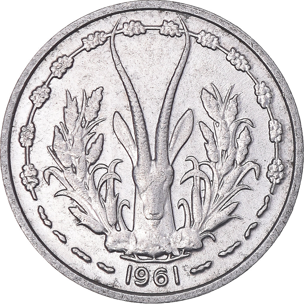 Münze, West African States, Franc, 1961