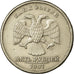 Coin, Russia, 5 Roubles, 1997, EF(40-45), Copper-Nickel Clad Copper, KM:606