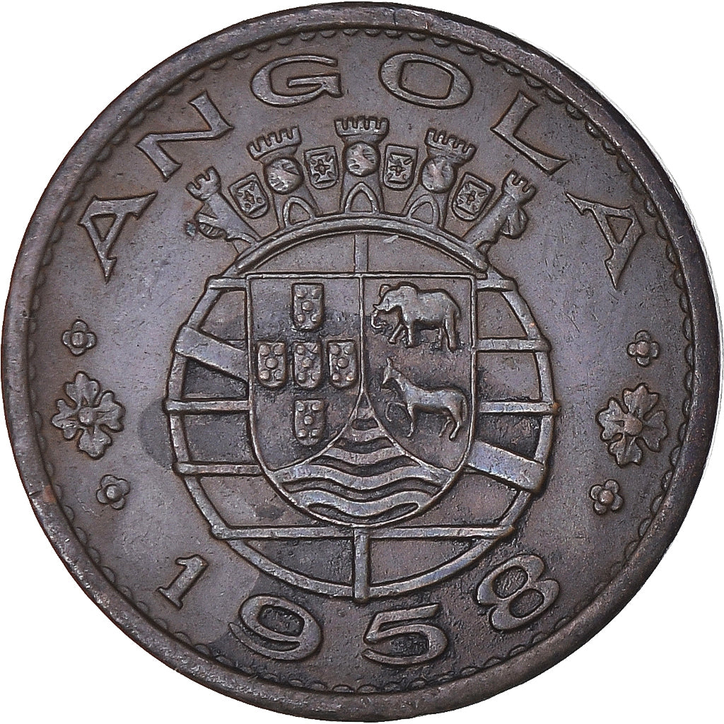 Monnaie, Angola, 50 Centavos, 1958