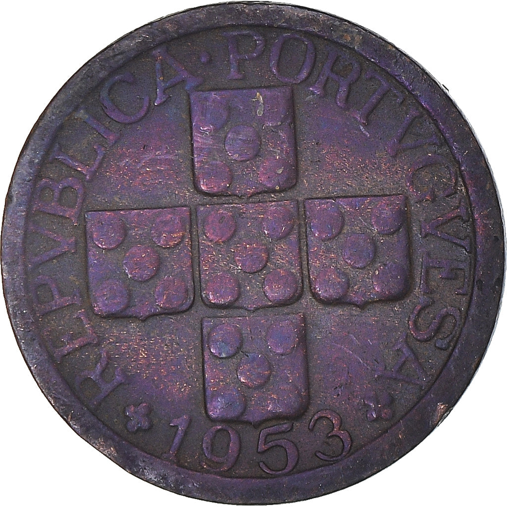 Moneta, Portogallo, 10 Centavos, 1953