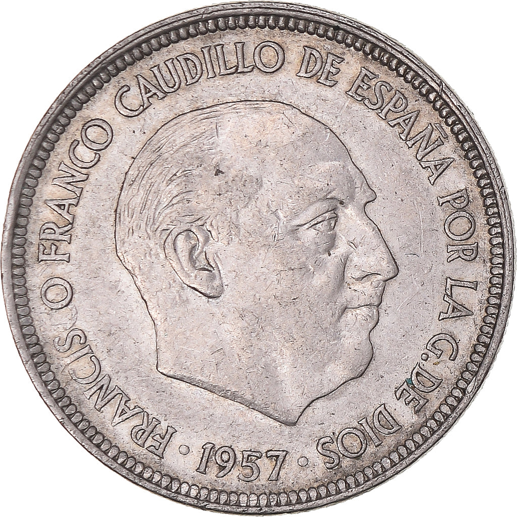 Moeda, Espanha, 5 Pesetas, 1958