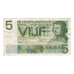 Banknote, Netherlands, 5 Gulden, 1966, 1966-04-26, KM:90a, EF(40-45)