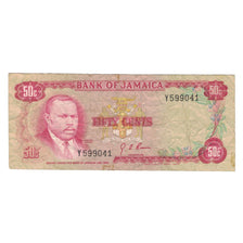 Banknote, Jamaica, 50 Cents, 1960, KM:53a, VF(20-25)