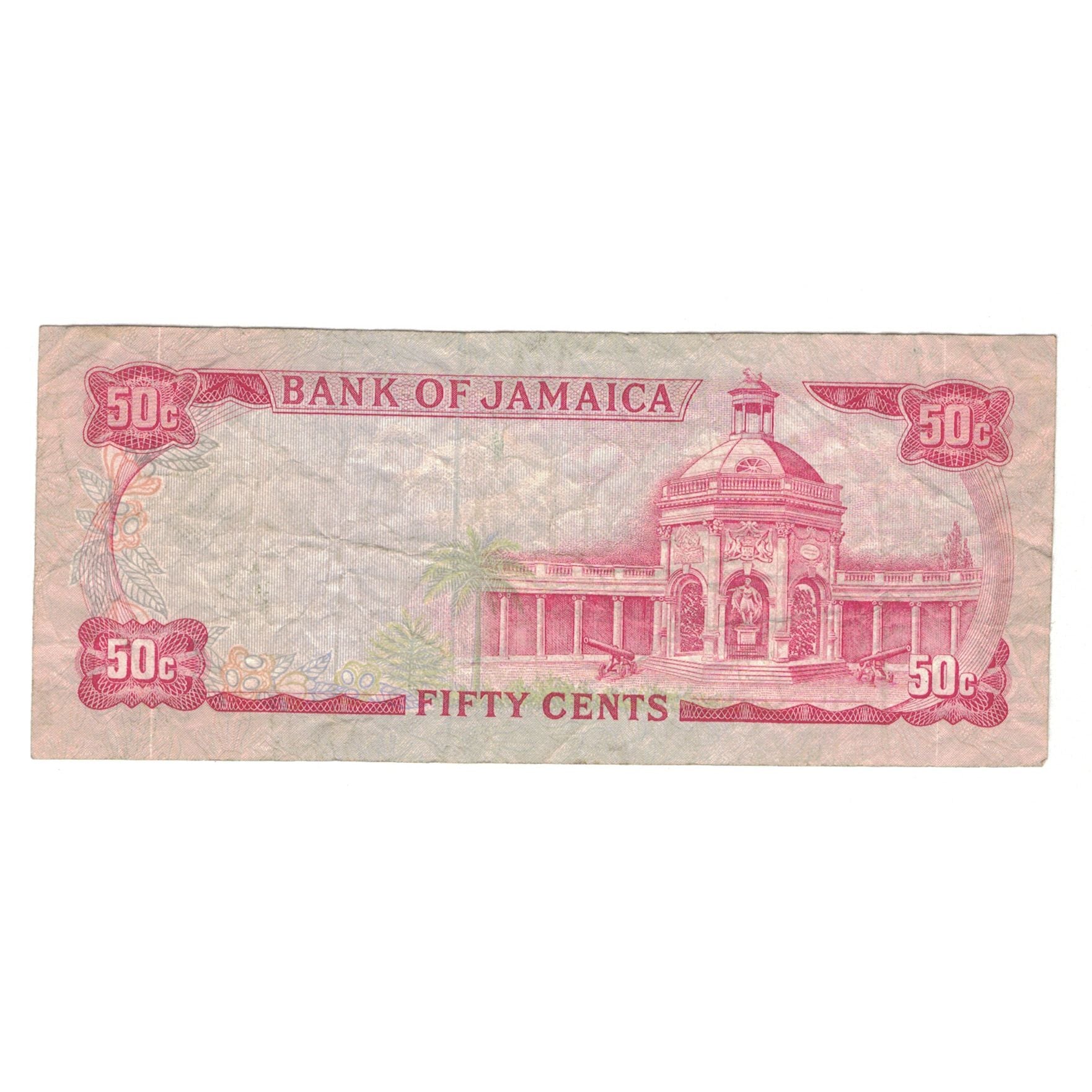 Banknote, Jamaica, 50 Cents, 1960, KM:53a, VF(20-25)
