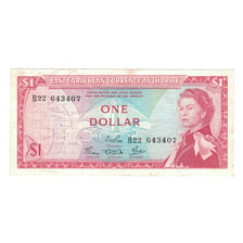 Billet, Etats des caraibes orientales, 1 Dollar, Undated (1965), KM:13c, TTB