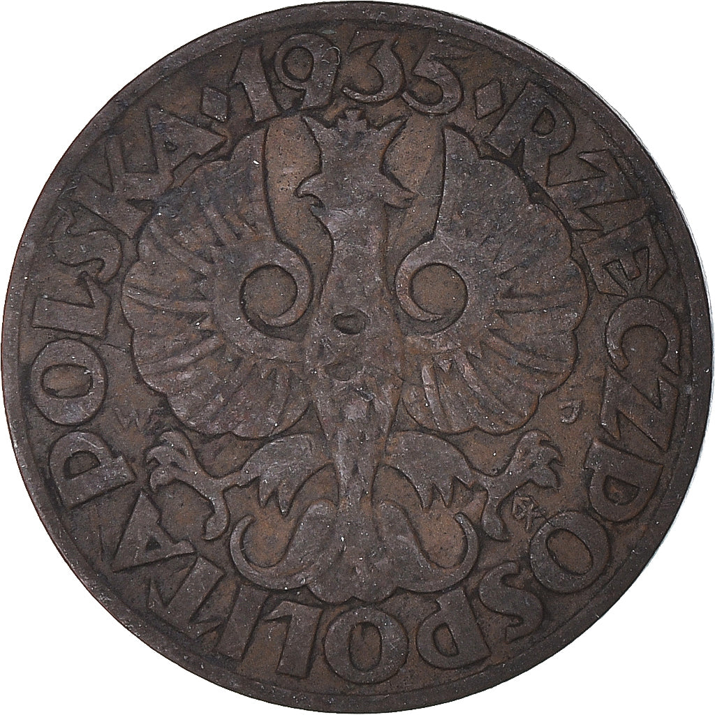 Coin, Poland, 5 Groszy, 1935
