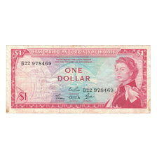 Banconote, Stati dei Caraibi Orientali, 1 Dollar, Undated (1965), KM:13c, MB+