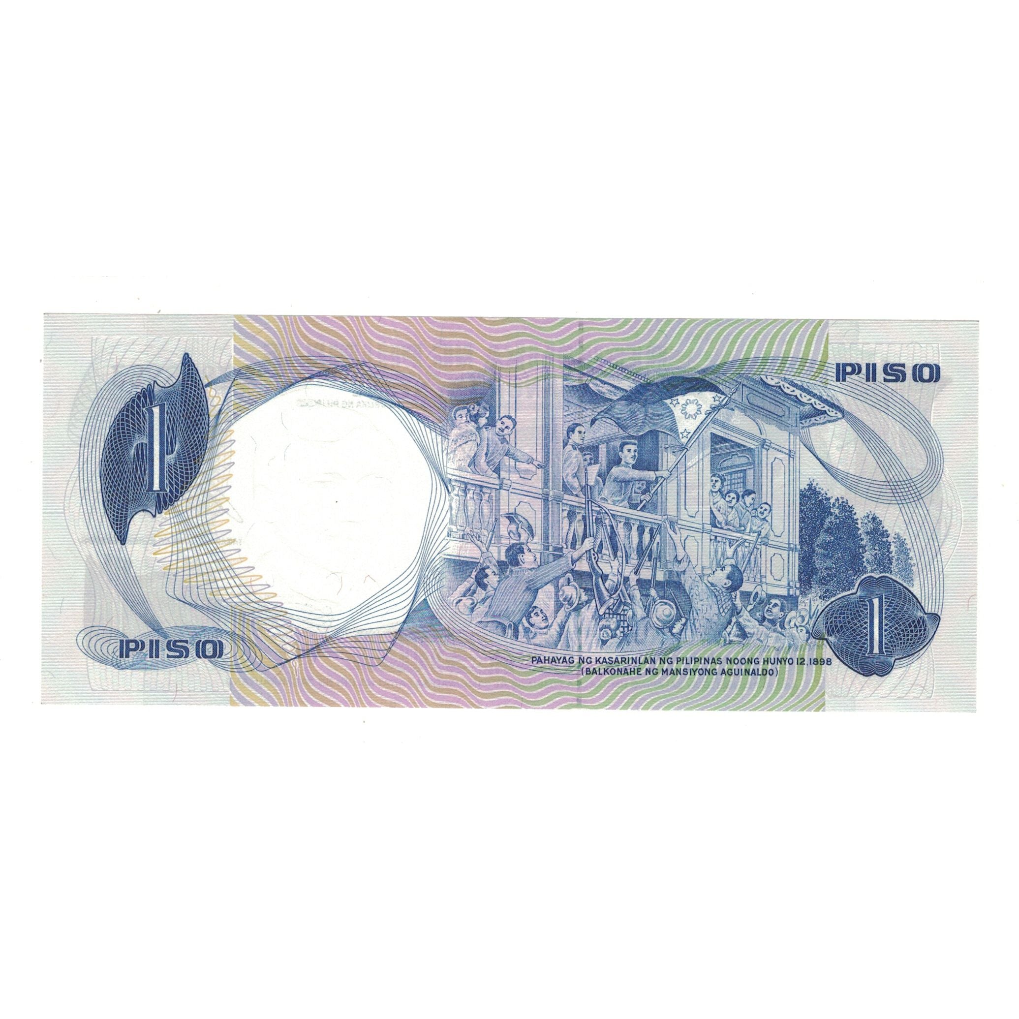 Banconote, Filippine, 1 Piso, KM:142a, FDS