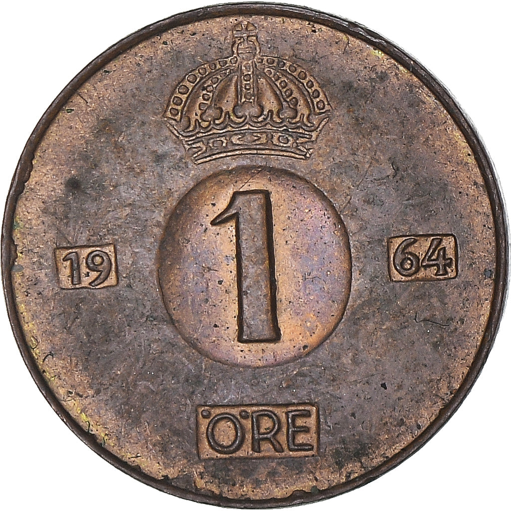 Münze, Schweden, Ore, 1964