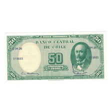 Banconote, Cile, 5 Centesimos on 50 Pesos, KM:126a, FDS