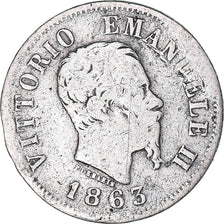 Coin, Italy, 50 Centesimi, 1863