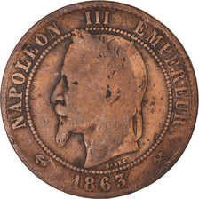 Munten, Frankrijk, 10 Centimes, 1863