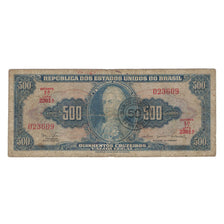 Billet, Brésil, 50 Centavos on 500 Cruzeiros, Undated (1967), KM:186a, B