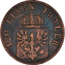 Moeda, Estados Alemães, 3 Pfennig, 1863
