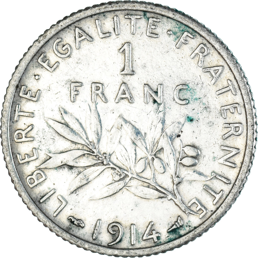 Moeda, França, Franc, 1914