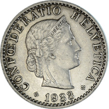 Coin, Switzerland, 20 Rappen, 1933