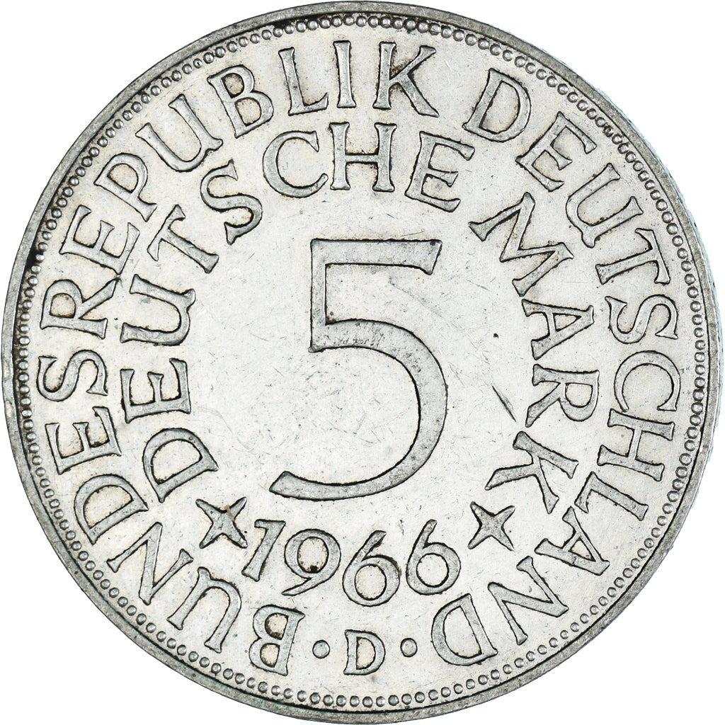 Coin, Germany, 5 Mark, 1966