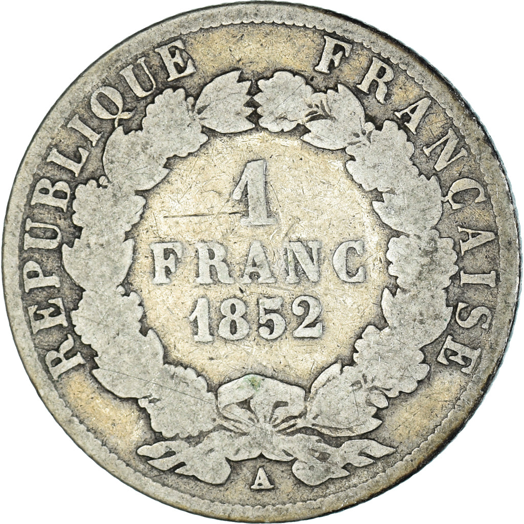 Coin, France, Franc, 1852
