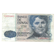 Banknote, Spain, 500 Pesetas, 1979, 1979-10-23, KM:157, EF(40-45)
