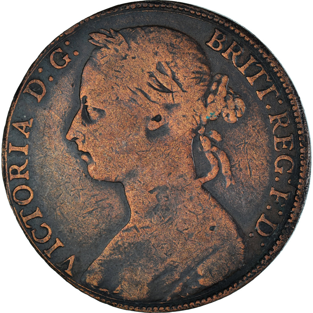 Monnaie, Grande-Bretagne, Penny, 1889