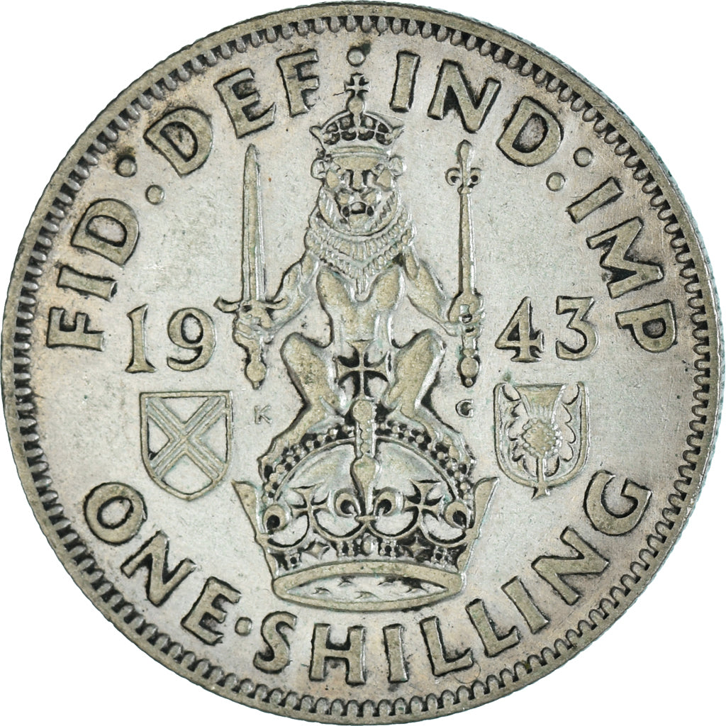Moneda, Gran Bretaña, Shilling, 1943