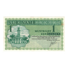 Banknote, Surinam, 1 Gulden, 1967, 1960-04-08, KM:116a, EF(40-45)