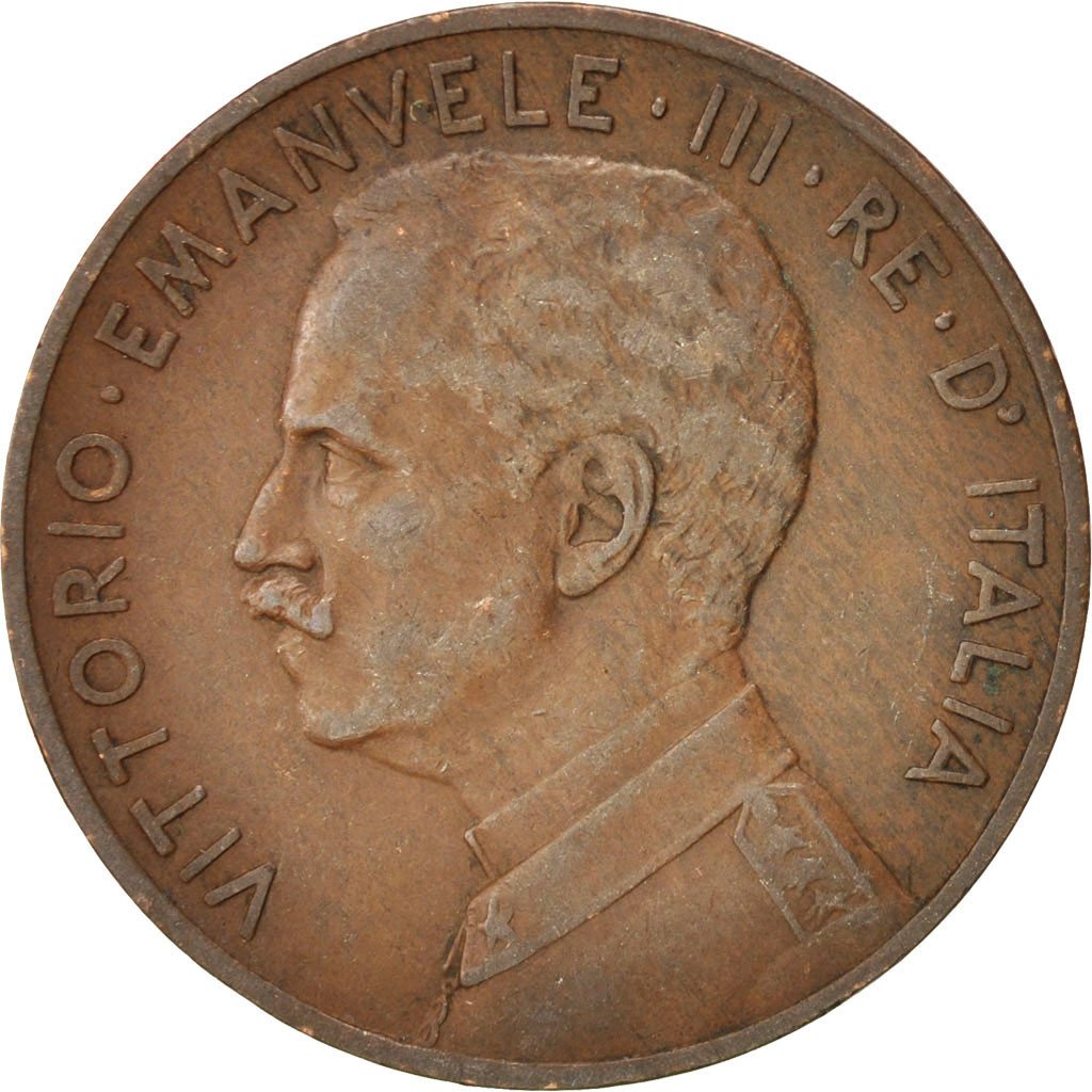 Italy, Vittorio Emanuele III, 5 Centesimi, 1915, Rome, EF(40-45), Bronze, KM:42