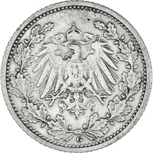 Moneta, GERMANIA - IMPERO, 1/2 Mark, 1908