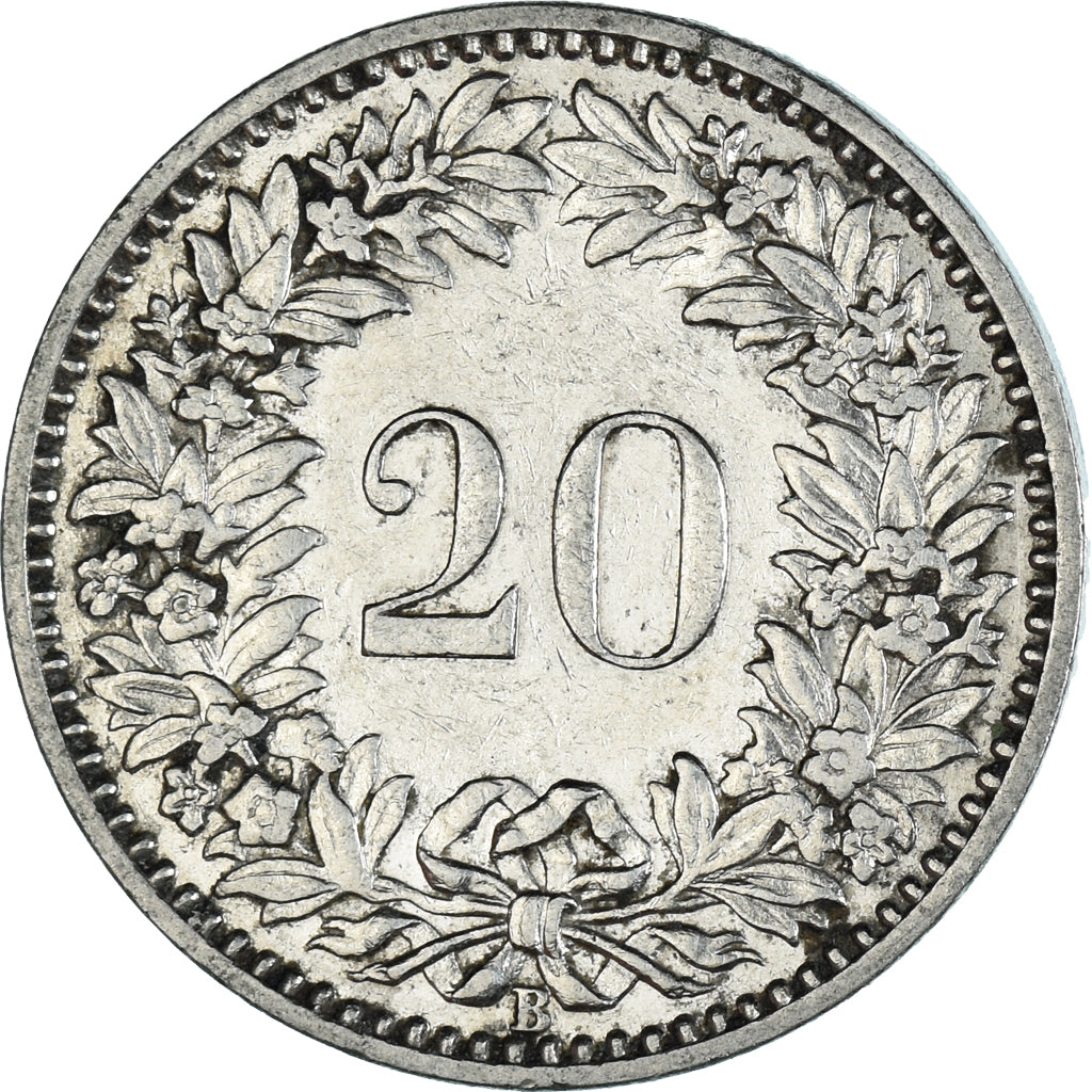 Moneta, Svizzera, 20 Rappen, 1921