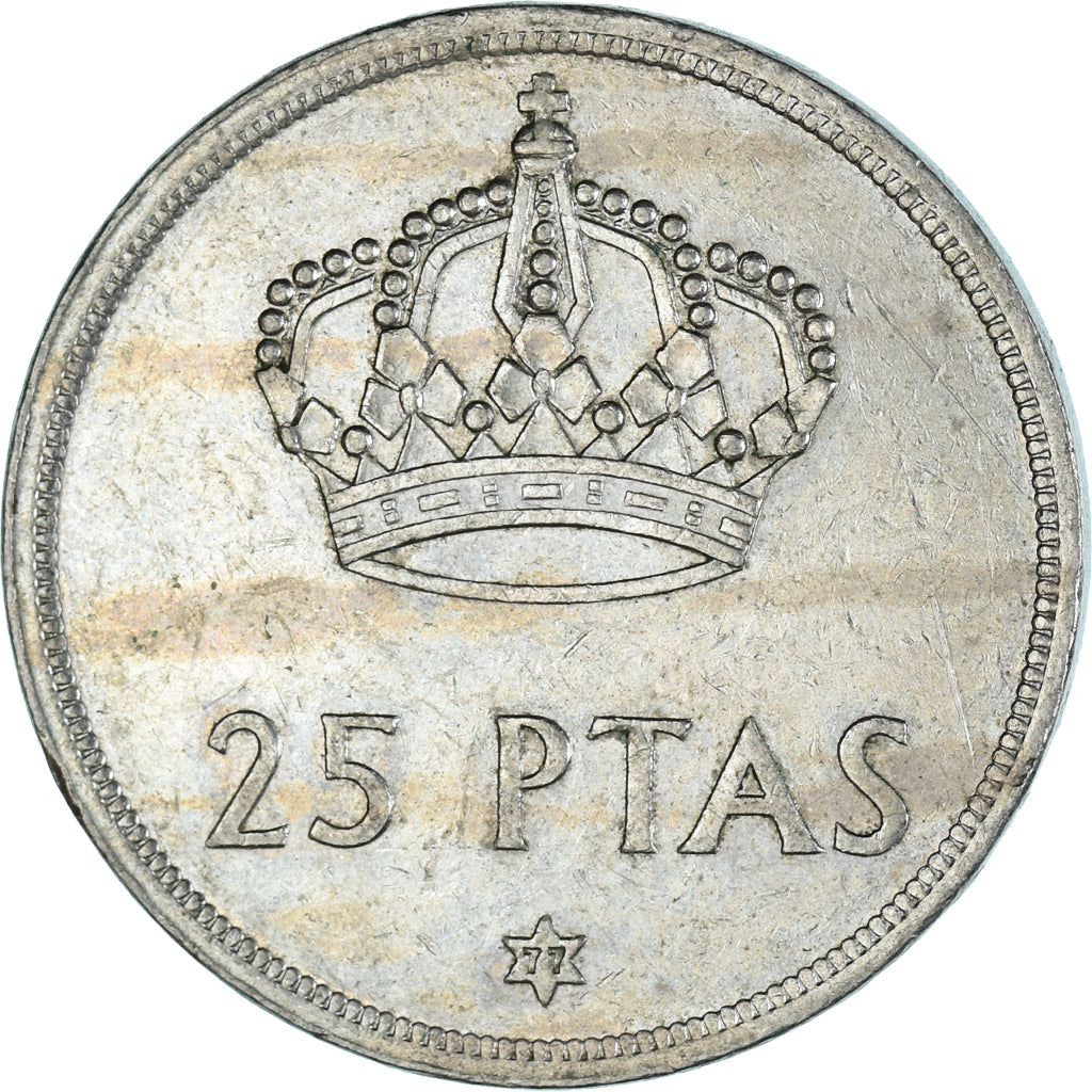 Monnaie, Espagne, 25 Pesetas, 1977