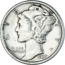 Münze, Vereinigte Staaten, Dime, 1937