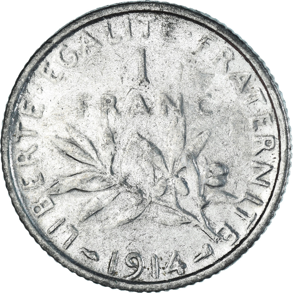 Moneta, Francja, Franc, 1914