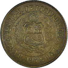 Münze, Peru, 1/2 Sol, 1974