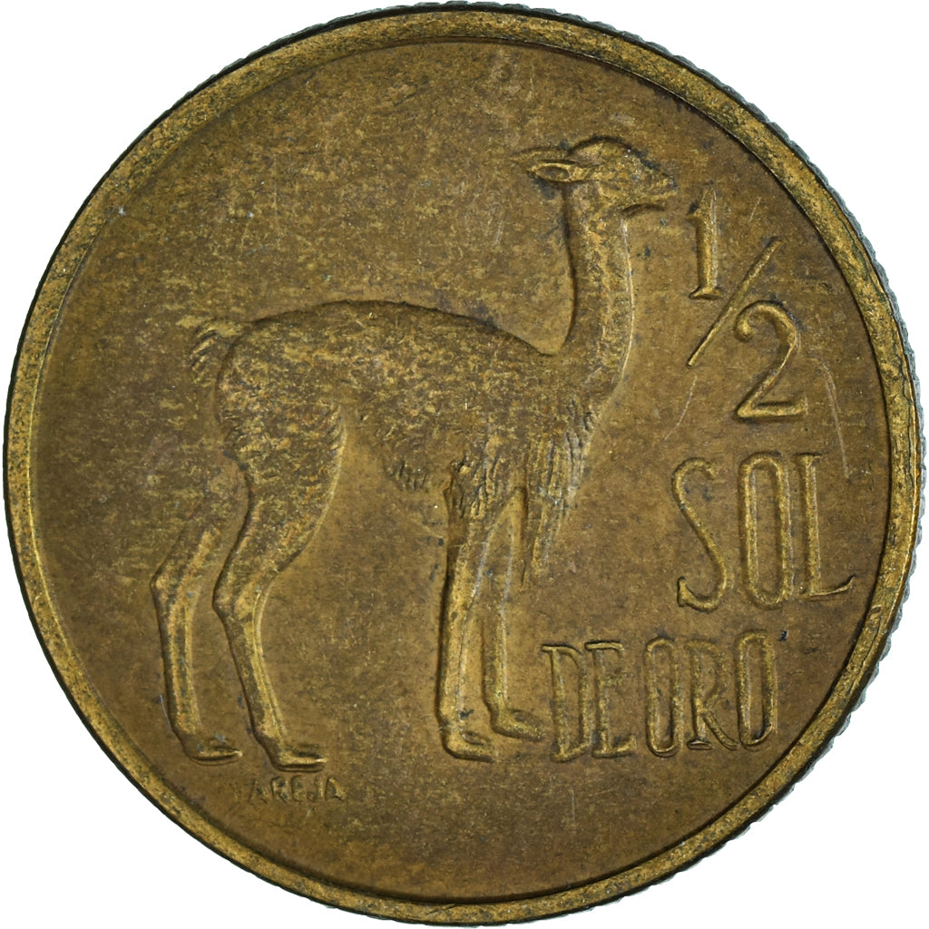 Monnaie, Pérou, 1/2 Sol, 1974