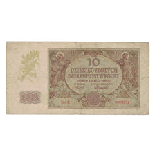 Banknote, Poland, 10 Zlotych, 1940, 1940-03-01, KM:94, VF(20-25)