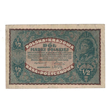 Banknote, Poland, 1/2 Marki, 1920, 1920-02-07, KM:30, VF(20-25)