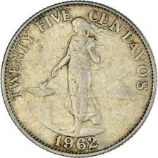 Monnaie, Philippines, 25 Centavos, 1962