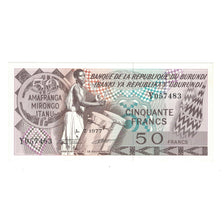 Banknote, Burundi, 50 Francs, 1977, 1977-07-01, KM:28a, UNC(65-70)