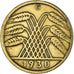 Monnaie, Allemagne, République de Weimar, 10 Reichspfennig, 1930