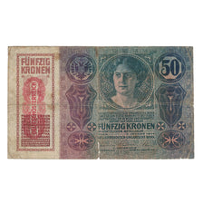 Banknote, Austria, 50 Kronen, 1914, 1914-01-02, KM:54b, VG(8-10)