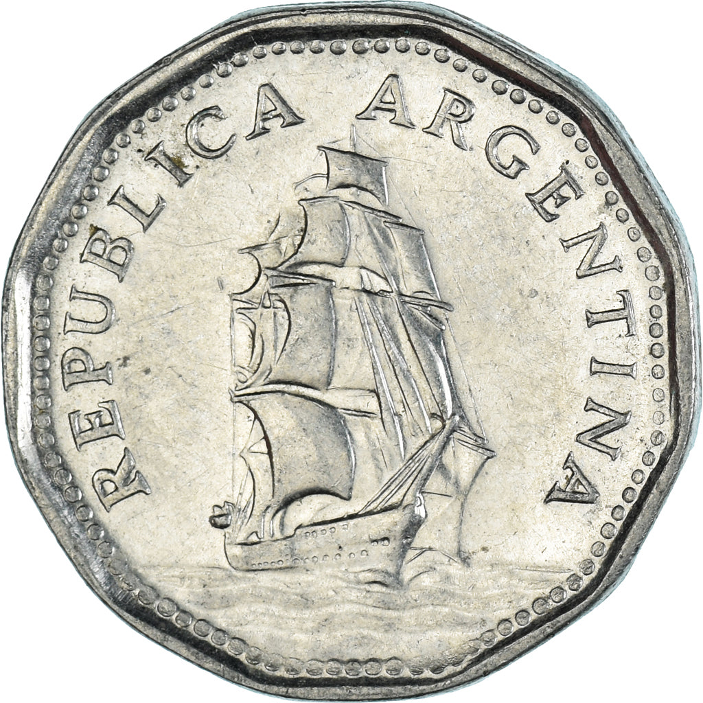 Moneta, Argentina, 5 Pesos, 1964