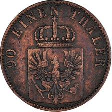 Coin, German States, 4 Pfennig, 1868