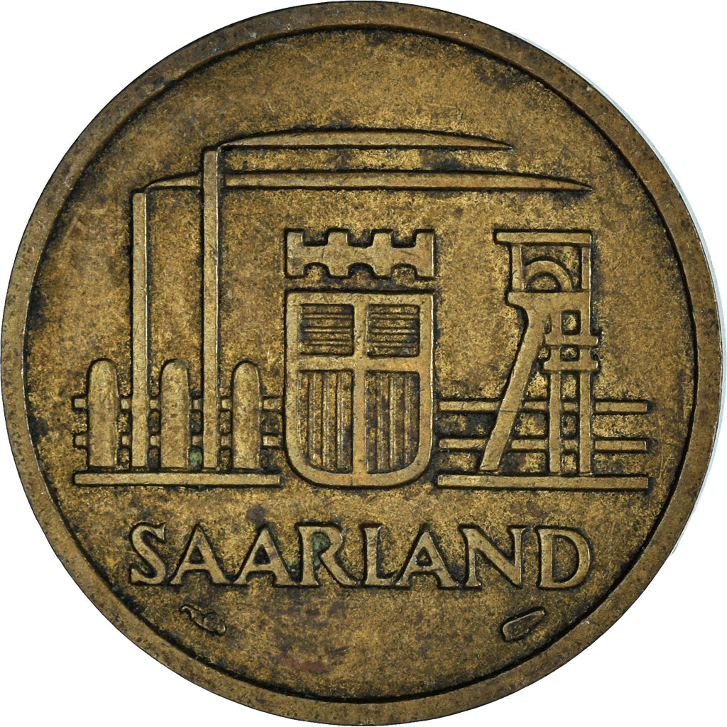 Moneda, SARRE, 20 Franken, 1954