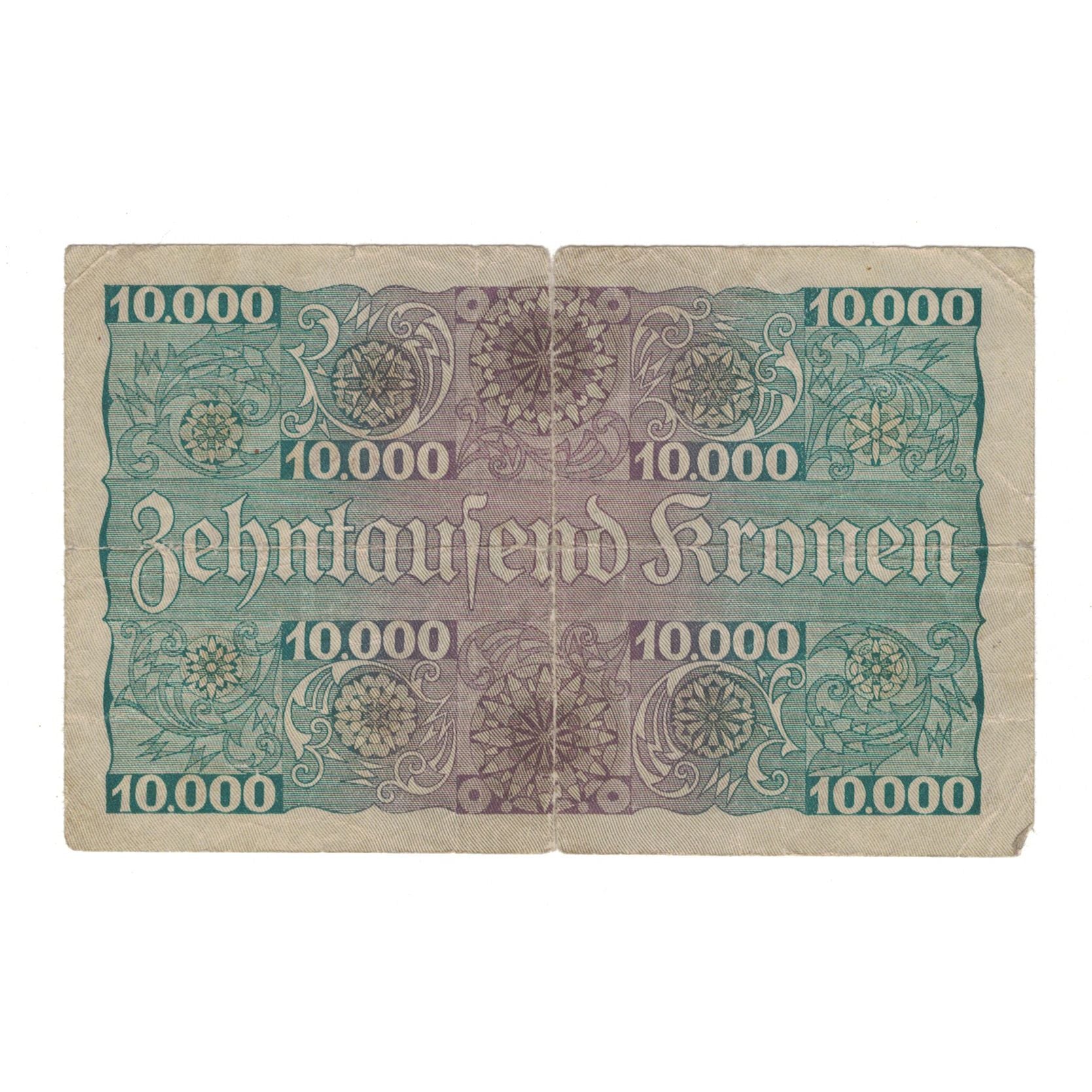 Banknote, Austria, 10,000 Kronen, 1924, 1924-01-02, KM:85, VF(20-25)