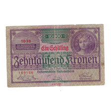 Banknote, Austria, 10,000 Kronen, 1924, 1924-01-02, KM:85, VF(20-25)