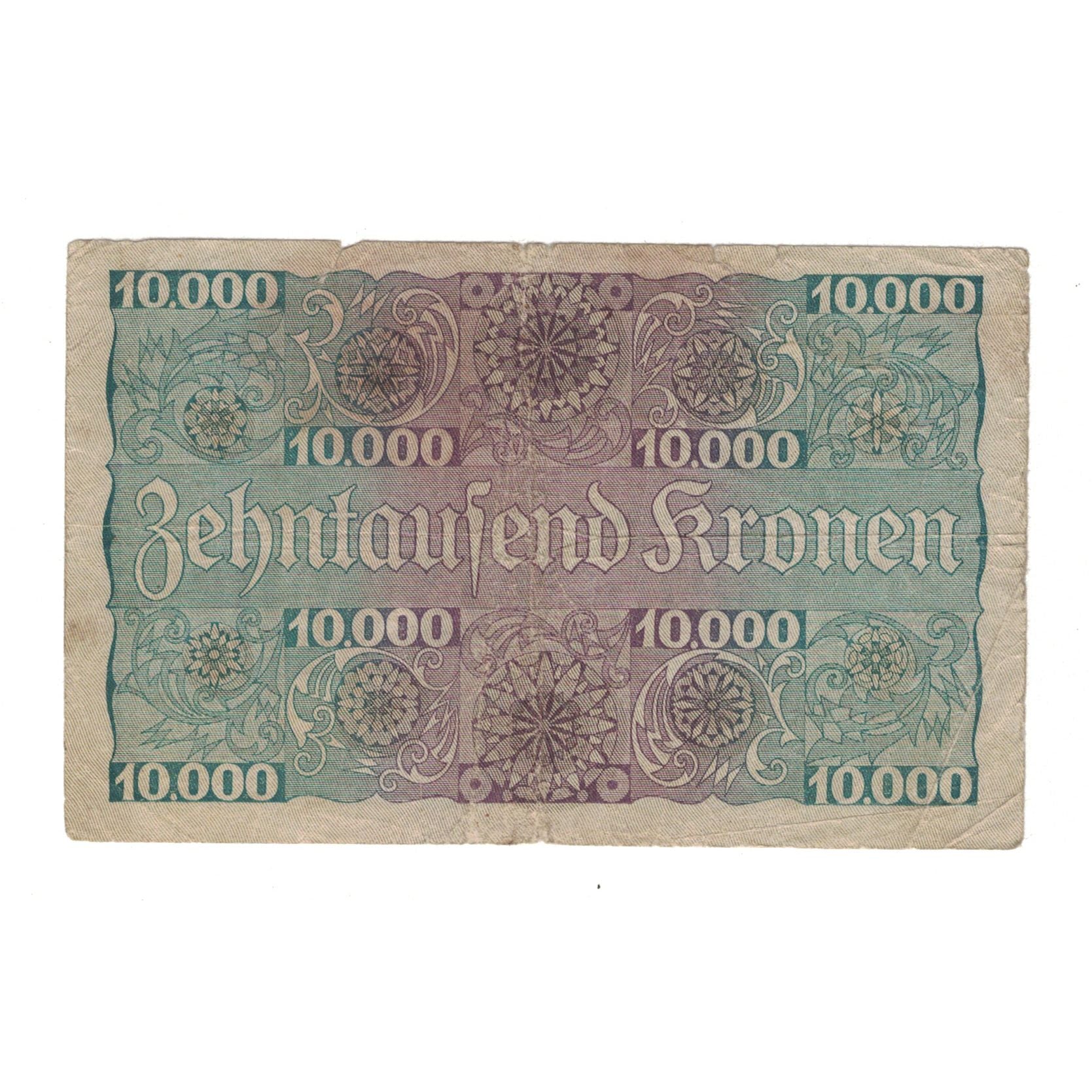 Banknote, Austria, 10,000 Kronen, 1924, 1924-01-02, KM:85, VF(20-25)