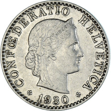 Coin, Switzerland, 20 Rappen, 1930